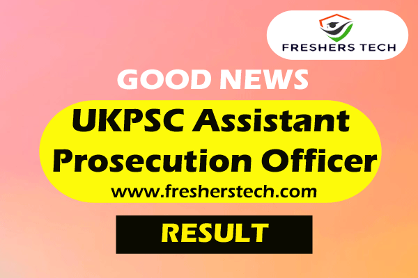 UKPSC Assistant Prosecution Officer Result 2021 APO Cut Off Merit List