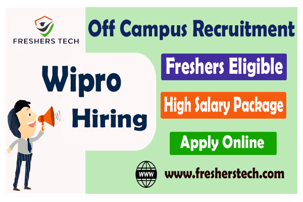 Wipro Freshers Recruitment Drive 2024