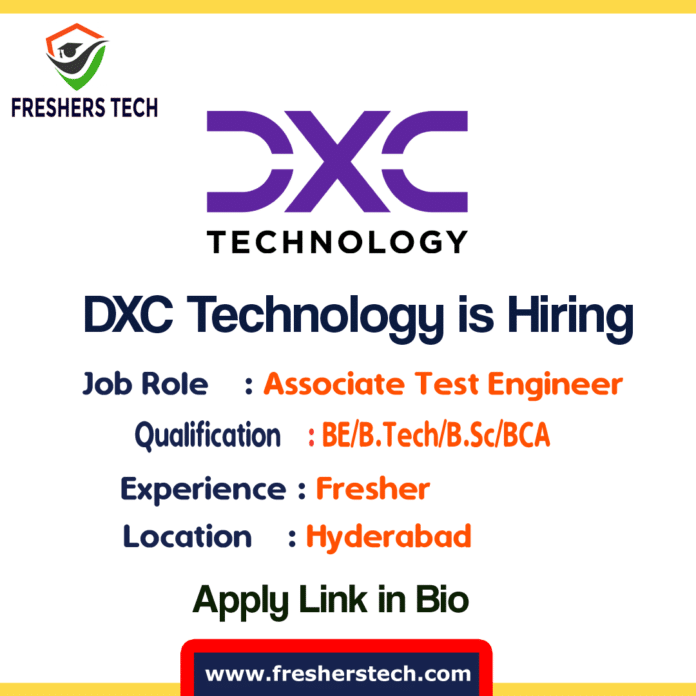 DXC Technology Fresher Jobs 2023