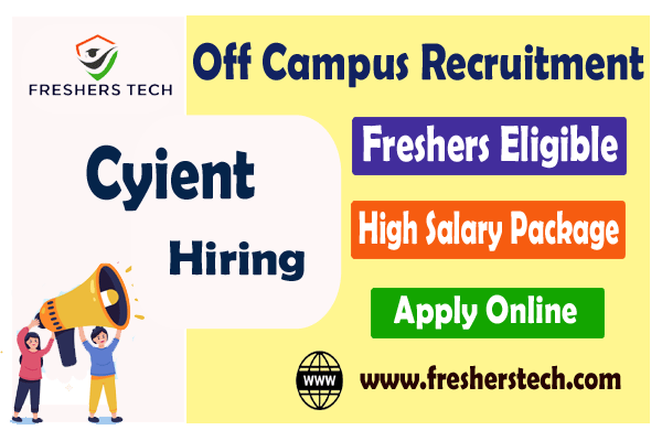 Cyient Recruitment for Freshers 2024